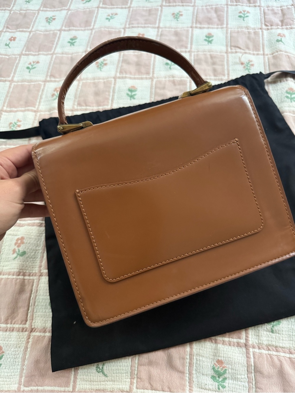 Marc Jacobs Tan Leather Top-Handle Satchel - Picture 2 of 7